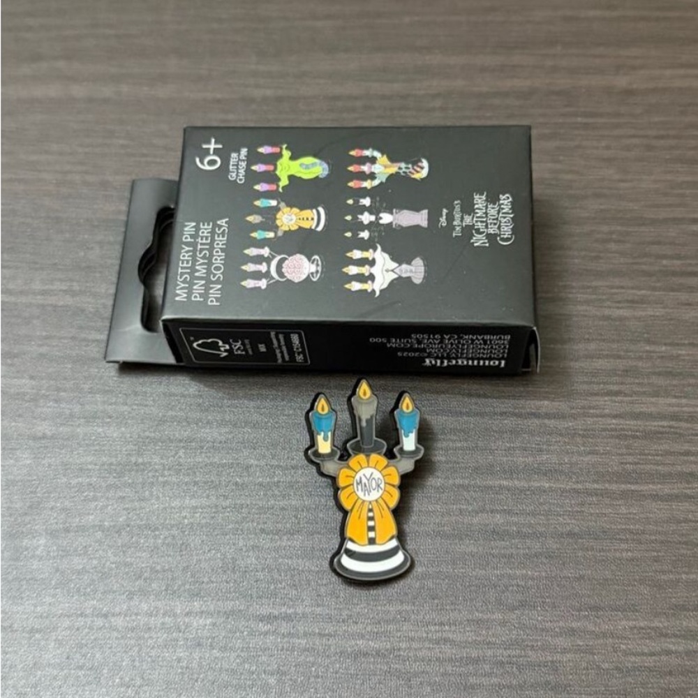 Disney Loungefly nightmare before Christmas mayor pin